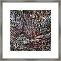 Abstract Tree Bark Framed Print