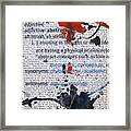 Abstract With Meaning Framed Print