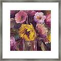 Abundance- Floral Painting Framed Print