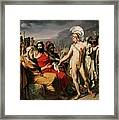 Achilles Pays To Nestor The Price Of Wisdom Framed Print