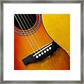 Acoustic Framed Print