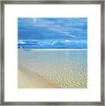 Adagio Alone In Ouvea, South Pacific Framed Print