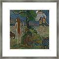 Adam And Eve Or Paradise Lost Framed Print