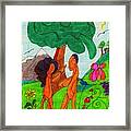 Adam And Eve Framed Print