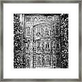 An African Door In Paradise Palm Springs Ca Framed Print