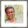 African Girl Framed Print