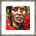 African Queen Framed Print