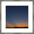 Afterglow Framed Print