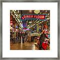 Afternoon At The Pike Street Market Seattle Washington Framed Print