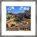 Afternoon In Siena Framed Print