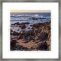 Afternoon Light At Carmel Point Framed Print