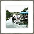 Airboat Fishing For A Living Framed Print
