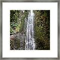 Banks Peninsula Waterfall New Zealand Framed Print