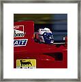 Alain Prost. 1990 French Grand Prix Framed Print