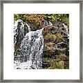 Alaska Waterfall Framed Print