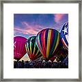 Albuquerque Hot Air Balloon Fiesta Framed Print