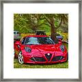 Alfa Romeo 4c Framed Print