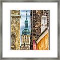 Alley In Prague Old Town Framed Print