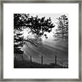 Almost To Fairyland - God Rays Framed Print