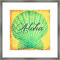 Aloha Shell Framed Print