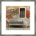 Along The Way - Venice, Italy Framed Print