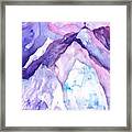 Alpenglow In The Alps Framed Print