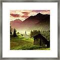 Alpine Village Framed Print