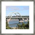 Alsea Bridge Br 7002 Framed Print