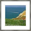 Alum Bay From West High Down Framed Print