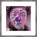 Always Playing The Clown Framed Print