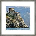 Amalfi Coast Fortress Framed Print