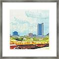 Amarillo Texas In The Spring Framed Print