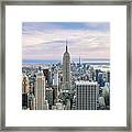 Amazing Manhattan Framed Print