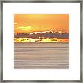 Amazing Sunset Framed Print