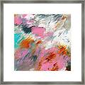 Ambrosia 2- Abstract Art By Linda Woods Framed Print
