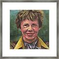 Amelia Earhart Framed Print