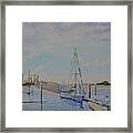 Amelia Island Port Framed Print