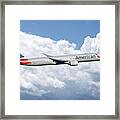 American Airlines Boeing 777 Framed Print