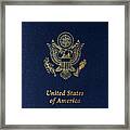 American Passport Cover Framed Print