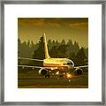 American Ready For Take-off Framed Print