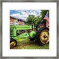 American Tractor Framed Print