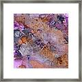 Amethyst And Copper Framed Print