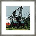 Abandoned Dragline Excavator In Amish Country Framed Print