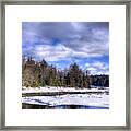An Adirondack Snowscape Framed Print