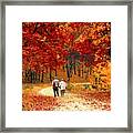 An Autumn Walk Framed Print