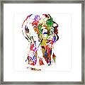 Anatomical Face Framed Print