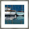 Anchored Reflections I Framed Print