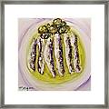 Anchovies And Olives Framed Print