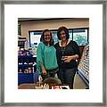 And Another With My Friend Maggie..who Framed Print