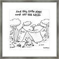 And This Little Piggy Went Off The Grid Framed Print